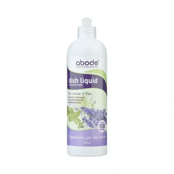 Wash*Abode Cleaning Products Abode Dish Liquid Concentrate Wild Lavender & Mint 500ml - GlowEssence Care - Embrace the Essence of Radiance with Premium Skincare Solutions