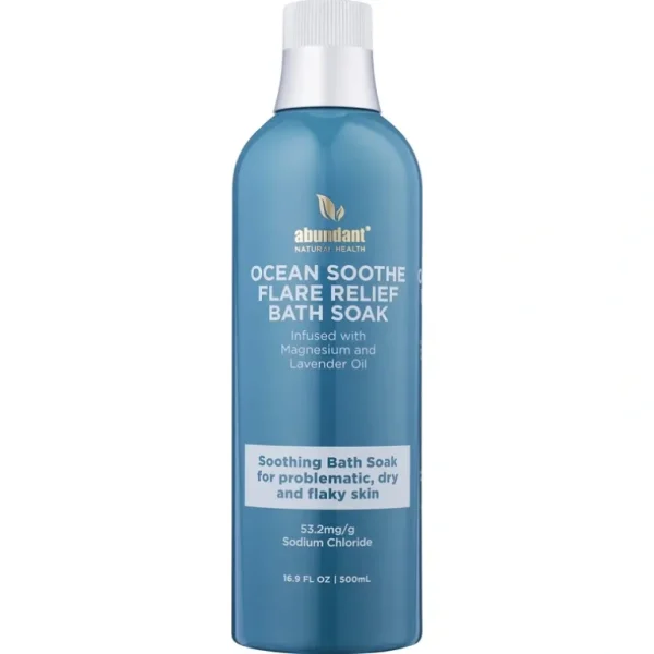 Hot Abundant Natural Health Ocean Soothe Flare Relief Bath Soak 500ml - GlowEssence Care - Embrace the Essence of Radiance with Premium Skincare Solutions