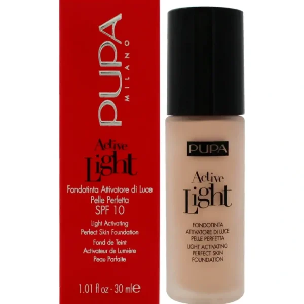 Complexion-care*Active Light Activating Perfect Skin Foundation SPF 10 - 007 Rose by Pupa Milano for Women - 1.01 oz Foundation - GlowEssence Care - Embrace the Essence of Radiance with Premium Skincare Solutions