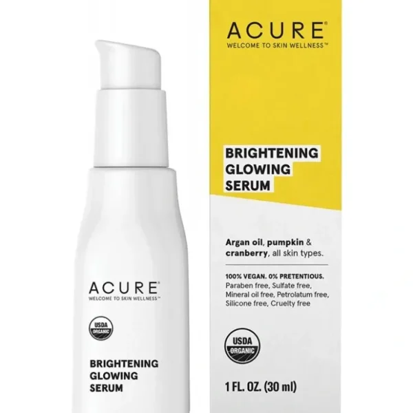 Eye-makeup*ACURE Brightening Glowing Serum 30ml - GlowEssence Care - Embrace the Essence of Radiance with Premium Skincare Solutions