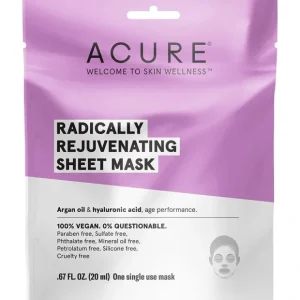 Eye-makeup*ACURE Radically Rejuvenating Sheet Mask 20ml - GlowEssence Care - Embrace the Essence of Radiance with Premium Skincare Solutions