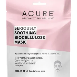 Eye-makeup*ACURE Seriously Soothing Biocellulose Mask 20ml - GlowEssence Care - Embrace the Essence of Radiance with Premium Skincare Solutions