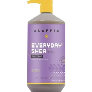 Wash*Alaffia Everyday Shea Body Wash Lavender 950ml - GlowEssence Care - Embrace the Essence of Radiance with Premium Skincare Solutions