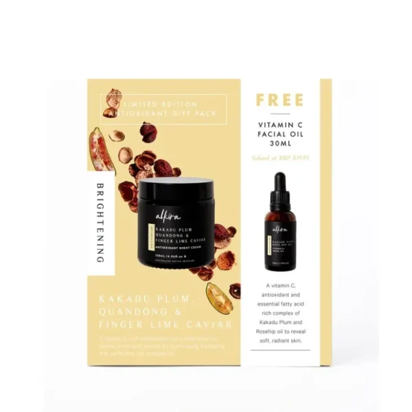 Shop All*Alkira Antioxidant Night Cream with Free Vitamin C Facial Oil 30ml - GlowEssence Care - Embrace the Essence of Radiance with Premium Skincare Solutions
