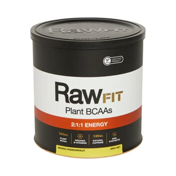 Shop All*Amazonia Raw FIT Plant BCAAs 2:1:1 Energy Mango Passionfruit 250g - GlowEssence Care - Embrace the Essence of Radiance with Premium Skincare Solutions