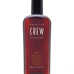 Wash*American Crew 3-In-1 250ml - GlowEssence Care - Embrace the Essence of Radiance with Premium Skincare Solutions
