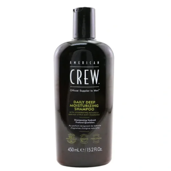 Wash*American Crew Men Daily Deep Moisturizing Shampoo (For Normal To Dry Hair) 450ml/15.2oz - GlowEssence Care - Embrace the Essence of Radiance with Premium Skincare Solutions