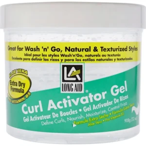 Wash*Ampro Long-Aid Curl Activator Gel - Extra Dry by Ampro for Women - 32 oz Gel - GlowEssence Care - Embrace the Essence of Radiance with Premium Skincare Solutions