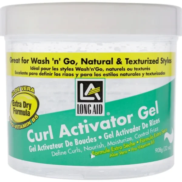 Wash*Ampro Long-Aid Curl Activator Gel - Extra Dry by Ampro for Women - 32 oz Gel - GlowEssence Care - Embrace the Essence of Radiance with Premium Skincare Solutions