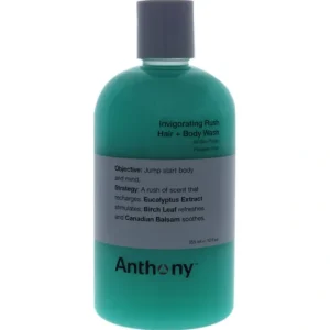 Wash*Anthony Invigorating Rush Hair and Body Wash by Anthony for Unisex - 12 oz Body Wash - GlowEssence Care - Embrace the Essence of Radiance with Premium Skincare Solutions