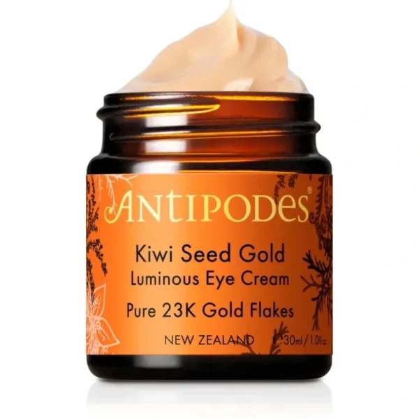 Discount Antipodes Kiwi Seed Gold Luminous Eye Cream 30ml - GlowEssence Care - Embrace the Essence of Radiance with Premium Skincare Solutions