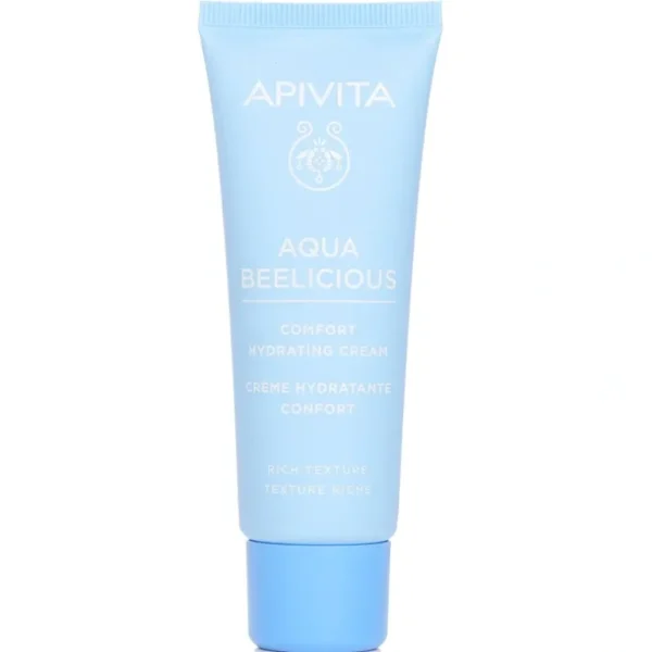 Outlet Apivita Aqua Beelicious Comfort Hydrating Cream Flowers & Honey Rich Texture 40ml - GlowEssence Care - Embrace the Essence of Radiance with Premium Skincare Solutions