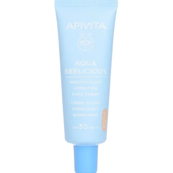Complexion-care*Apivita Aqua Beelicious Healthy Glow Hydrating Fluid Cream Tinted SPF 30 40ml - GlowEssence Care - Embrace the Essence of Radiance with Premium Skincare Solutions