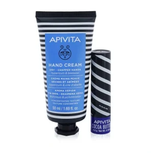 Cheap Apivita Bee Protective Hypericum Set: Hand Cream Hypericum & Beeswax 50ml+ Lip Care Cocoa Butter SPF20 4.4g 2pcs - GlowEssence Care - Embrace the Essence of Radiance with Premium Skincare Solutions