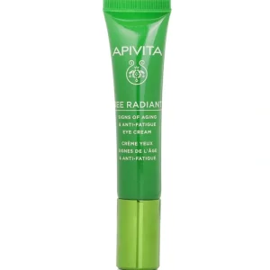 Clearance Apivita Bee Radiant Signs Of Aging & Anti Fatigue Eye Cream White Peony & Patented Propolis 15ml - GlowEssence Care - Embrace the Essence of Radiance with Premium Skincare Solutions