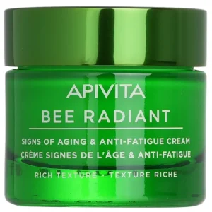 Online Apivita Bee Radiant Signs Of Aging & Anti-Fatigue Cream - Rich Texture (Exp. Date: 06/2023) 50ml/1.69oz - GlowEssence Care - Embrace the Essence of Radiance with Premium Skincare Solutions