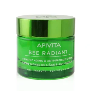 Complexion-care*Apivita Bee Radiant Signs Of Aging & Anti-Fatigue Cream - Rich Texture 50ml/1.69oz - GlowEssence Care - Embrace the Essence of Radiance with Premium Skincare Solutions