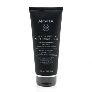 Eye-makeup*Apivita Black Detox Cleansing Jelly For Face & Eyes 150ml/5.07oz - GlowEssence Care - Embrace the Essence of Radiance with Premium Skincare Solutions