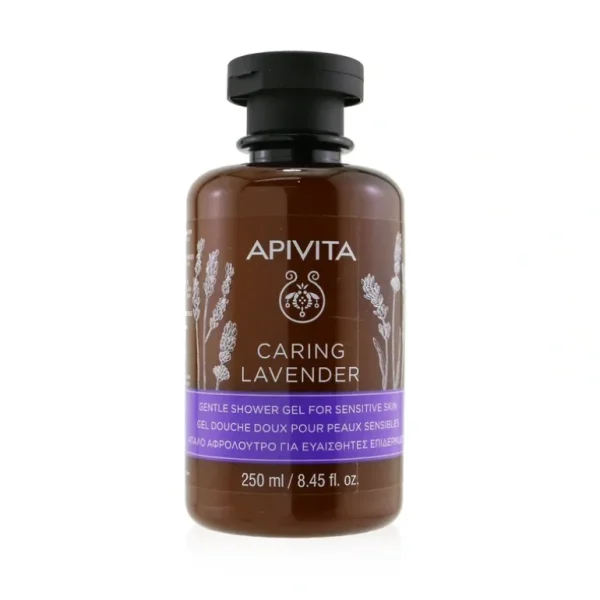 Sale Apivita Caring Lavender Gentle Shower Gel For Sensitive Skin 250ml/8.45oz - GlowEssence Care - Embrace the Essence of Radiance with Premium Skincare Solutions