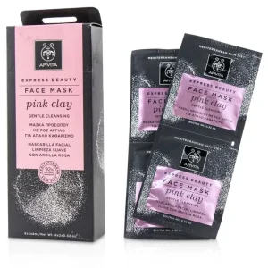 Sale Apivita Express Beauty Face Mask with Pink Clay (Gentle Cleansing) 6x(2x8ml) - GlowEssence Care - Embrace the Essence of Radiance with Premium Skincare Solutions