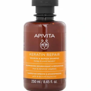 Discount Apivita Keratin Repair Nourish & Repair Shampoo 250ml - GlowEssence Care - Embrace the Essence of Radiance with Premium Skincare Solutions
