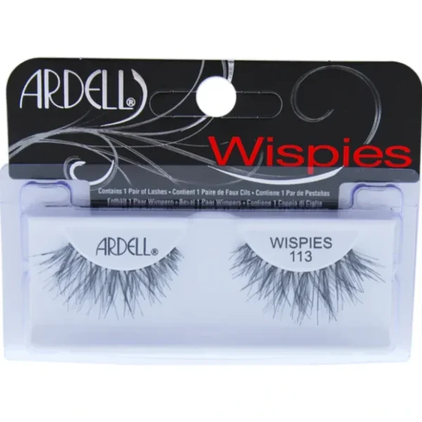 Eye-makeup*Ardell Glamour Lashes - # 113 Black by Ardell for Women - 1 Pair Eyelashes - GlowEssence Care - Embrace the Essence of Radiance with Premium Skincare Solutions
