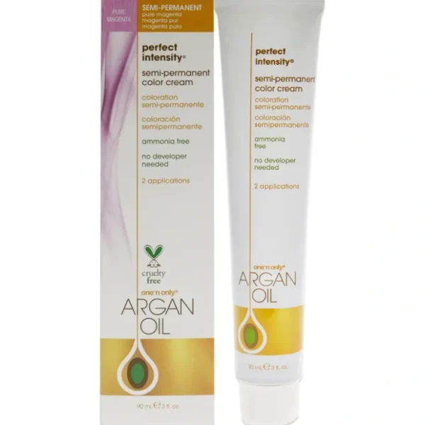 Shop All*Argan Oil Perfect Intensity Semi-Permanent Color Cream - Pure Megenta by One n Only for Unisex - 3 oz Hair Color - GlowEssence Care - Embrace the Essence of Radiance with Premium Skincare Solutions