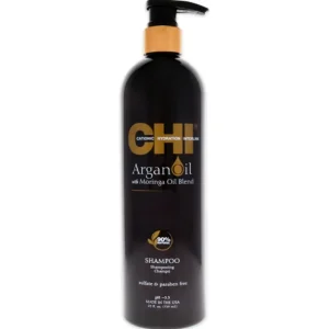 Flash Sale Argan Oil Plus Moringa Oil Shampoo by CHI for Unisex - 25 oz Shampoo - GlowEssence Care - Embrace the Essence of Radiance with Premium Skincare Solutions