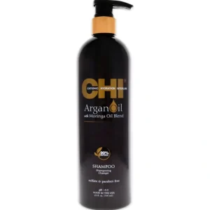 Wash*Argan Oil Plus Moringa Oil Shampoo by CHI for Unisex - 25 oz Shampoo - GlowEssence Care - Embrace the Essence of Radiance with Premium Skincare Solutions
