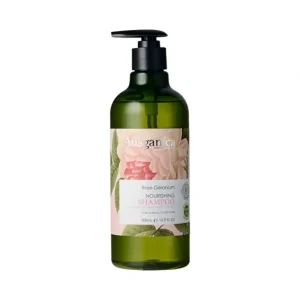 New Ausganica Organic Rose Geranium Nourishing Shampoo 500ml - GlowEssence Care - Embrace the Essence of Radiance with Premium Skincare Solutions
