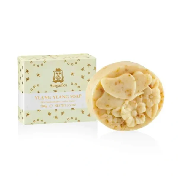 Shop All*Ausganica ORGANIC YLANG YLANG SOAP 100g - GlowEssence Care - Embrace the Essence of Radiance with Premium Skincare Solutions