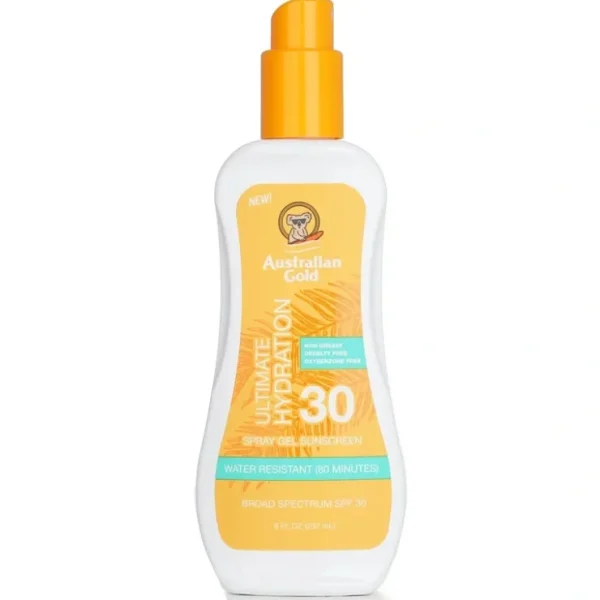 Shop All*Australian Gold Spray Gel Sunscreen SPF 30 (Ultimate Hydration) (Exp. Date: 08/2023) 237ml/8oz - GlowEssence Care - Embrace the Essence of Radiance with Premium Skincare Solutions