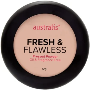 Online Australis Fresh & Flawless Pressed Powder 11g - Darkest Brown - GlowEssence Care - Embrace the Essence of Radiance with Premium Skincare Solutions