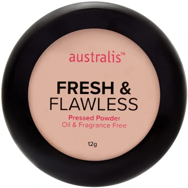 Online Australis Fresh & Flawless Pressed Powder 11g - Darkest Brown - GlowEssence Care - Embrace the Essence of Radiance with Premium Skincare Solutions