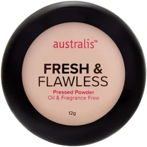 Best Australis Fresh & Flawless Pressed Powder 11g - Nude - GlowEssence Care - Embrace the Essence of Radiance with Premium Skincare Solutions
