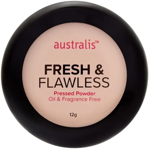 Best Australis Fresh & Flawless Pressed Powder 11g - Nude - GlowEssence Care - Embrace the Essence of Radiance with Premium Skincare Solutions