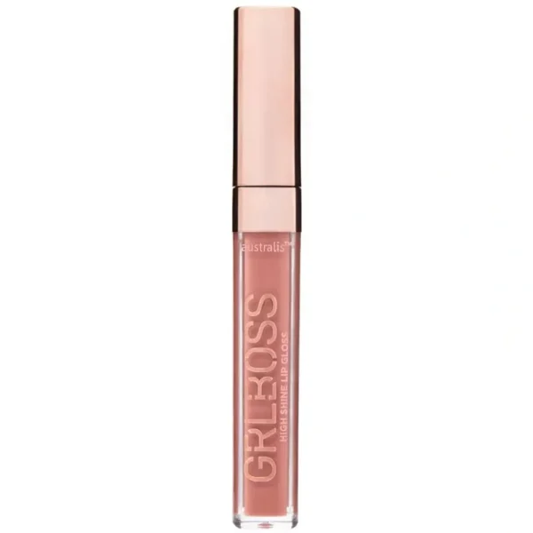 Best Australis Grlboss High Shine Lip Gloss 5.2ml - Peachy Keen - GlowEssence Care - Embrace the Essence of Radiance with Premium Skincare Solutions
