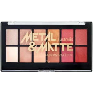 Discount Australis Metal & Matte Eyeshadow Palette 9g - GlowEssence Care - Embrace the Essence of Radiance with Premium Skincare Solutions