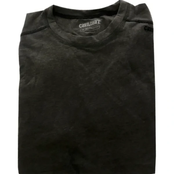 Lip-care*Bamboo Athletic Crew T-Shirt - Carbon Heather by Cariloha for Men - 1 Pc T-Shirt (M) - GlowEssence Care - Embrace the Essence of Radiance with Premium Skincare Solutions