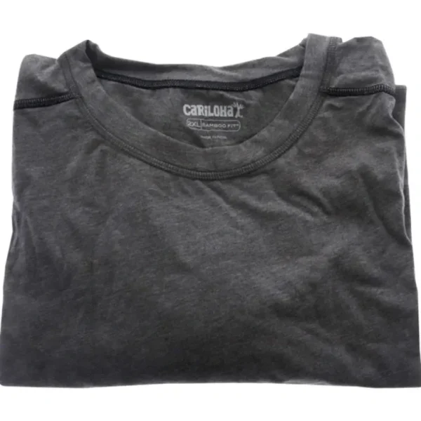 Cheap Bamboo Athletic Crew T-Shirt - Carbon Heather by Cariloha for Men - 1 Pc T-Shirt (2XL) - GlowEssence Care - Embrace the Essence of Radiance with Premium Skincare Solutions
