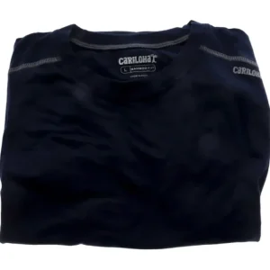 Clearance Bamboo Athletic Crew T-Shirt - Navy by Cariloha for Men - 1 Pc T-Shirt (L) - GlowEssence Care - Embrace the Essence of Radiance with Premium Skincare Solutions