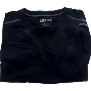 Lip-care*Bamboo Athletic Crew T-Shirt - Navy by Cariloha for Men - 1 Pc T-Shirt (L) - GlowEssence Care - Embrace the Essence of Radiance with Premium Skincare Solutions
