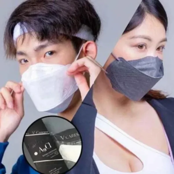 Shop All*Banitore Rock & Roll 3D Medical Face Mask for Adults AgCl Carbon White Individual package (10pcs) Fixed Size - GlowEssence Care - Embrace the Essence of Radiance with Premium Skincare Solutions