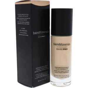 New bareMinerals Barepro Performance Wear Liquid Foundation SPF 20 - 01 Fair by bareMinerals for Women - 1 oz Foundation - GlowEssence Care - Embrace the Essence of Radiance with Premium Skincare Solutions