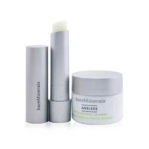 Store BareMinerals Day & Night Lip Care Duo: Ageless Phyto-Retinol Lip Balm 3.3g+ Ageless Phyto-Retinol Lip Mask 13g 2pcs - GlowEssence Care - Embrace the Essence of Radiance with Premium Skincare Solutions