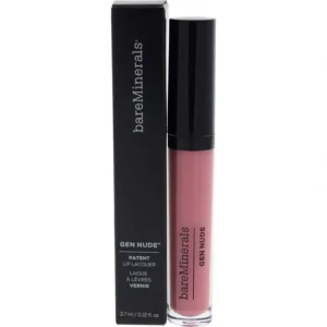 Hot bareMinerals Gen Nude Patent Lip Lacquer - Cant Even by bareMinerals for Women - 0.12 oz Lipstick - GlowEssence Care - Embrace the Essence of Radiance with Premium Skincare Solutions
