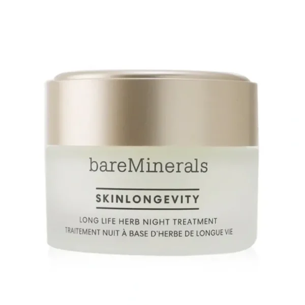 Shop BareMinerals Skinlongevity Long Life Herb Night Treatment 50g/1.7oz - GlowEssence Care - Embrace the Essence of Radiance with Premium Skincare Solutions