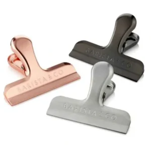 Hot Barista & Co Electric Metals Coffee Bag Clips (Set of 3) Fixed Size - GlowEssence Care - Embrace the Essence of Radiance with Premium Skincare Solutions