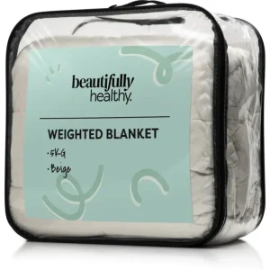 Best Beautifully Healthy Weighted Blanket 5 kg - Beige - GlowEssence Care - Embrace the Essence of Radiance with Premium Skincare Solutions