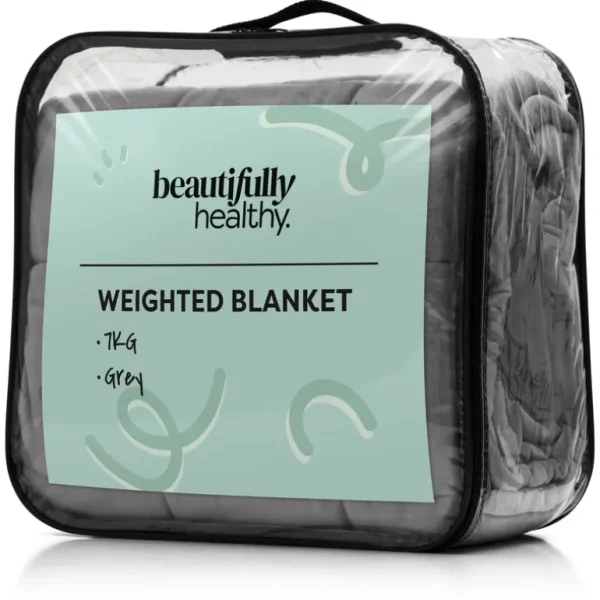 Best Beautifully Healthy Weighted Blanket 7 kg - Grey - GlowEssence Care - Embrace the Essence of Radiance with Premium Skincare Solutions
